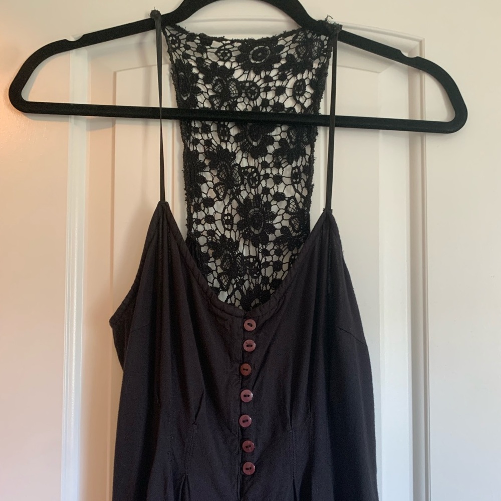 Free People black jumpsuit